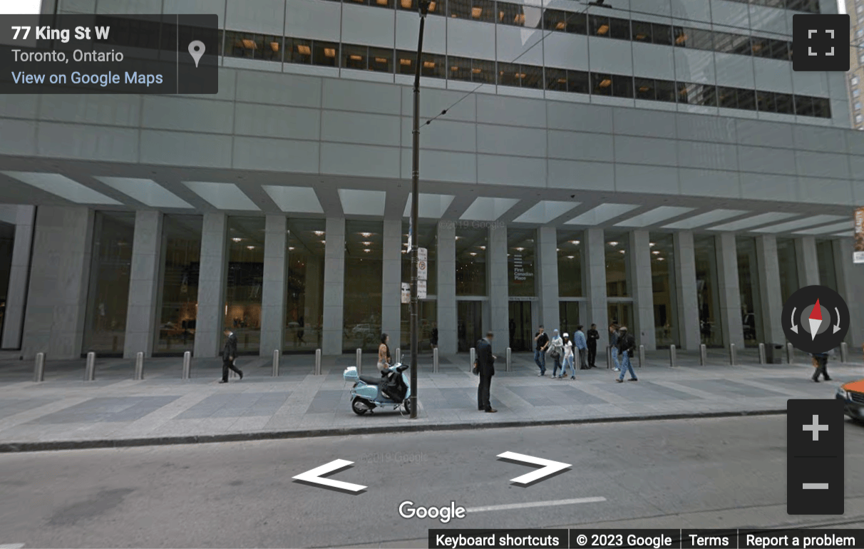 Street View image of Office space in Toronto - First Canadian Place, 100 King Street West