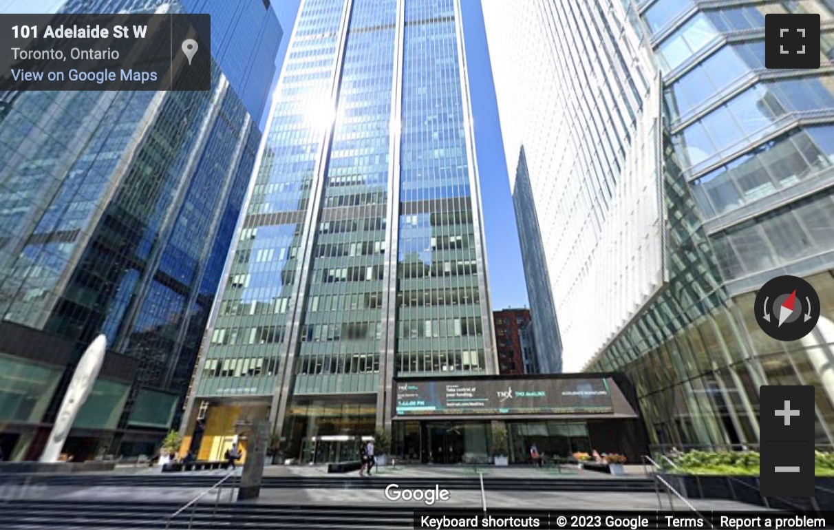 Street View image of 120 Adelaide Street West, Suite 2500, Toronto, Ontario, Canada