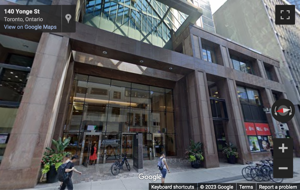 Street View image of 151 Yonge Street (11th Floor), Toronto, Ontario, Canada