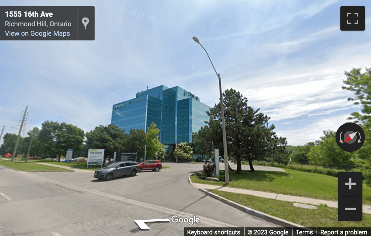 Street View image of 1595 16th Avenue, Suite 301, Toronto, Ontario, Canada