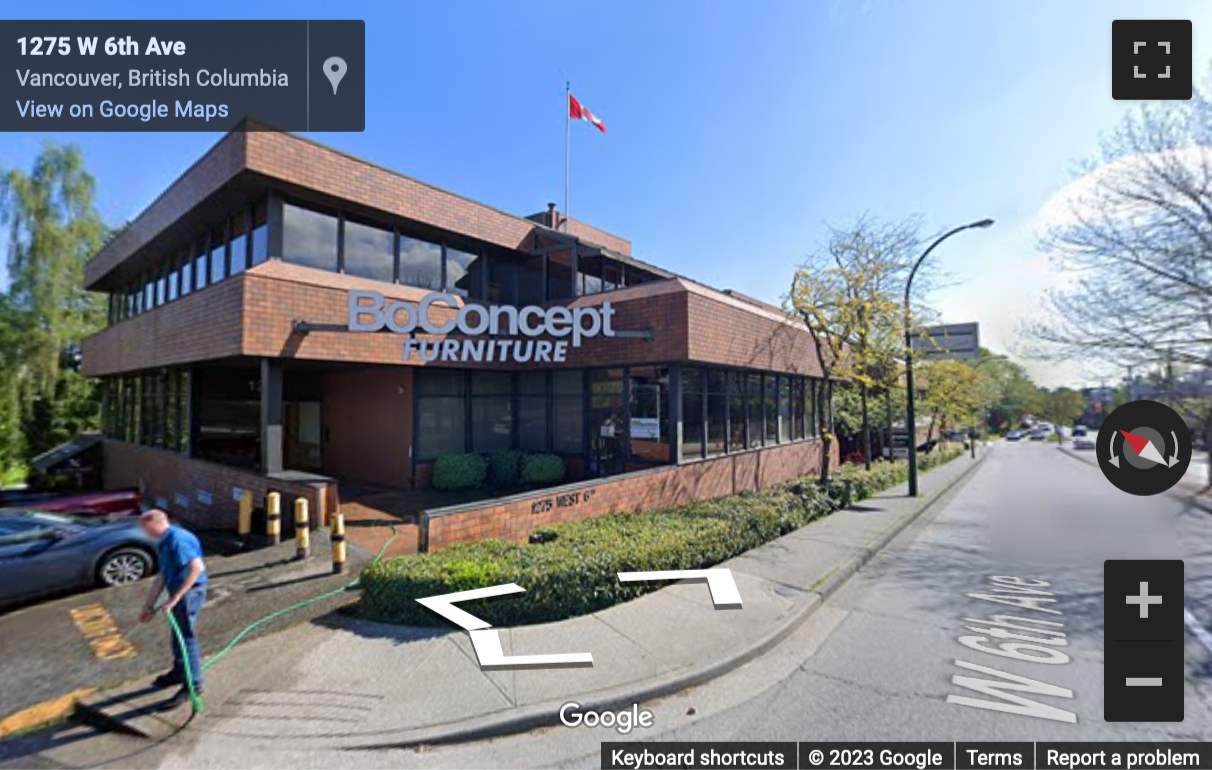 Street View image of 1275 West 6th Avenue, Vancouver, British Columbia, Canada