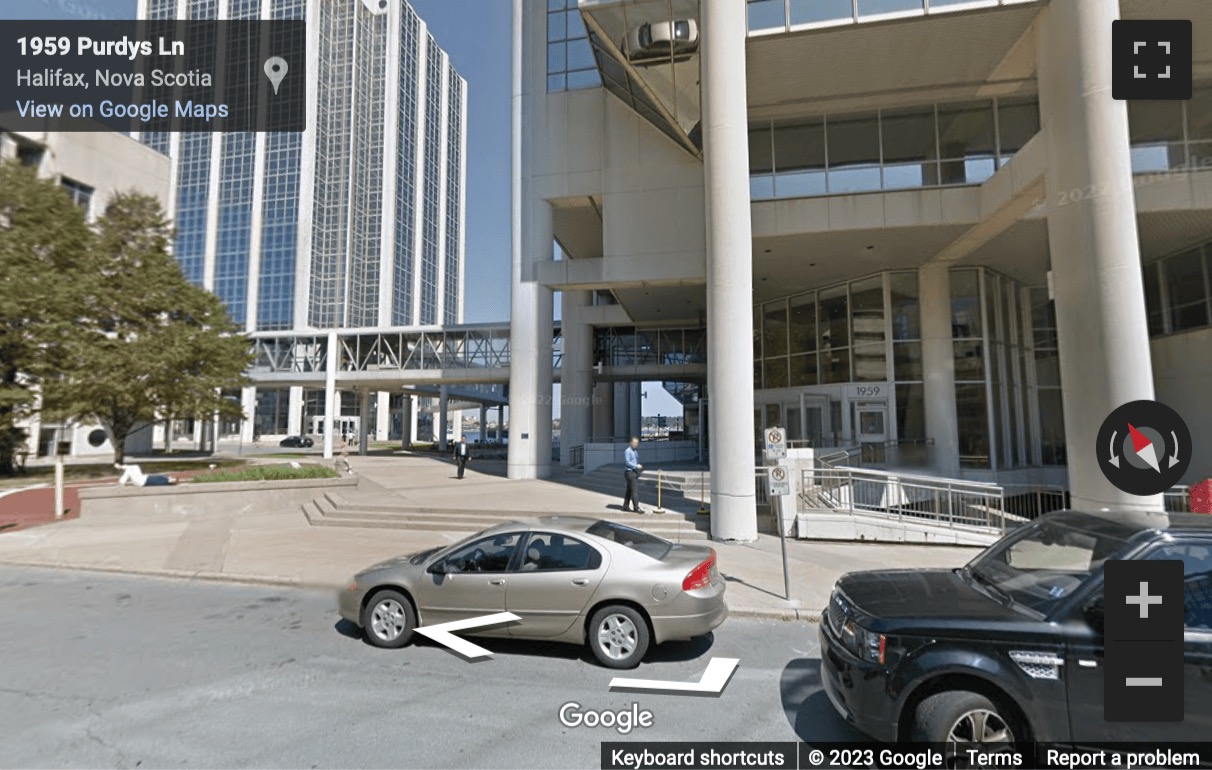 Street View image of 1959 Upper Water Street, Suite 1700/1800, Halifax, Nova Scotia, Canada