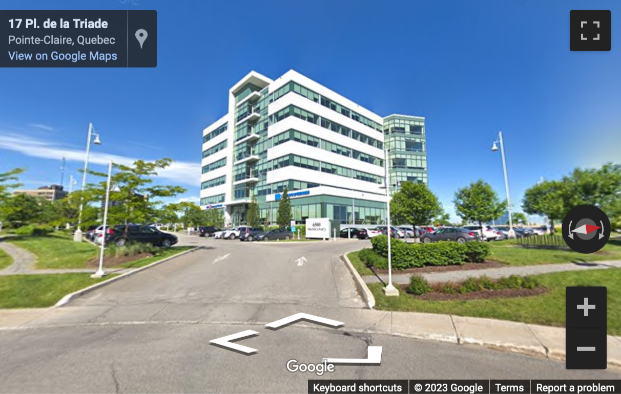 Street View image of 6500 Trans-Canada Hwy, Suite 400, Pointe-Claire, Quebec, Canada