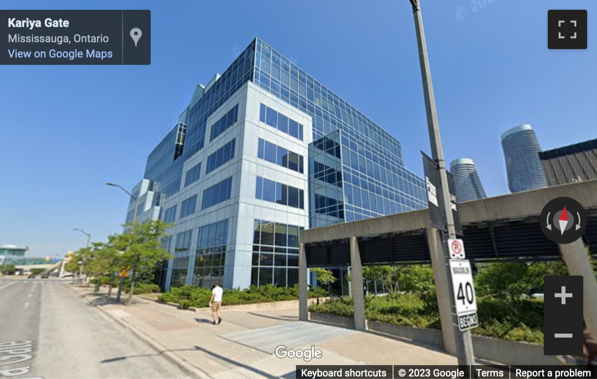 Street View image of 77 City Centre Drive, Suite 501, Mississauga, Ontario, Canada