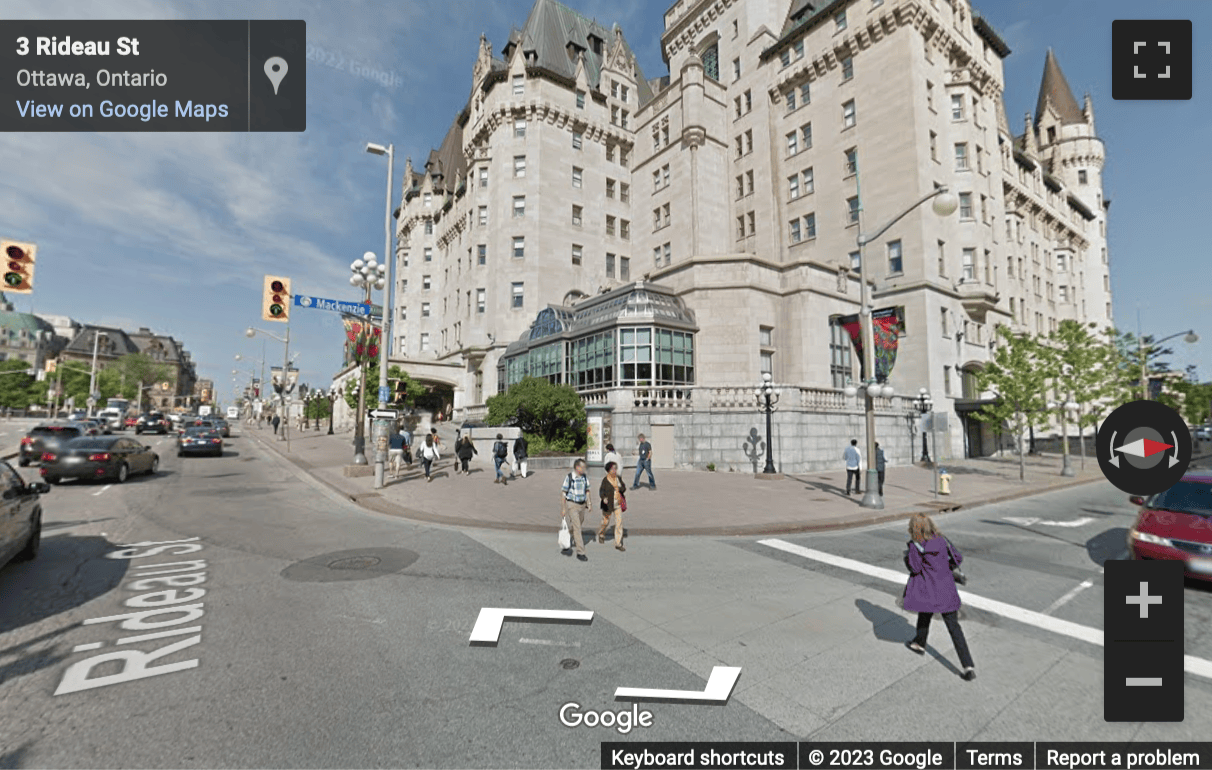 Street View image of 1 Rideau Street, Suite 700, Ottawa, Ontario, Canada