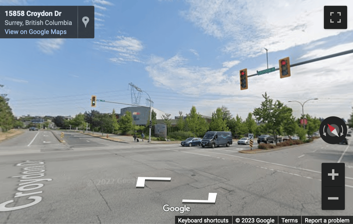 Street View image of 24th Avenue, Surrey, British Columbia, Canada (Next to Peninsula Village Shopping Center)
