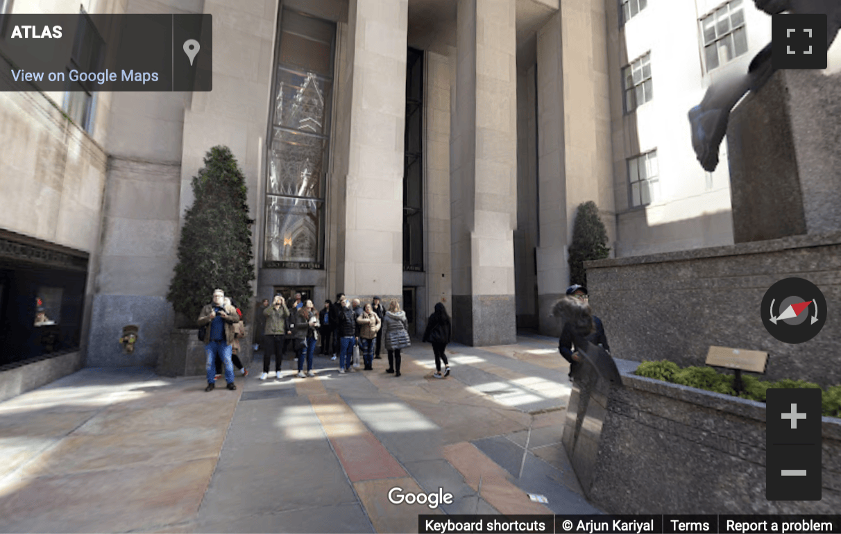 Street View image of 630 Fifth Avenue, 20th Floor, New York, New York State, USA