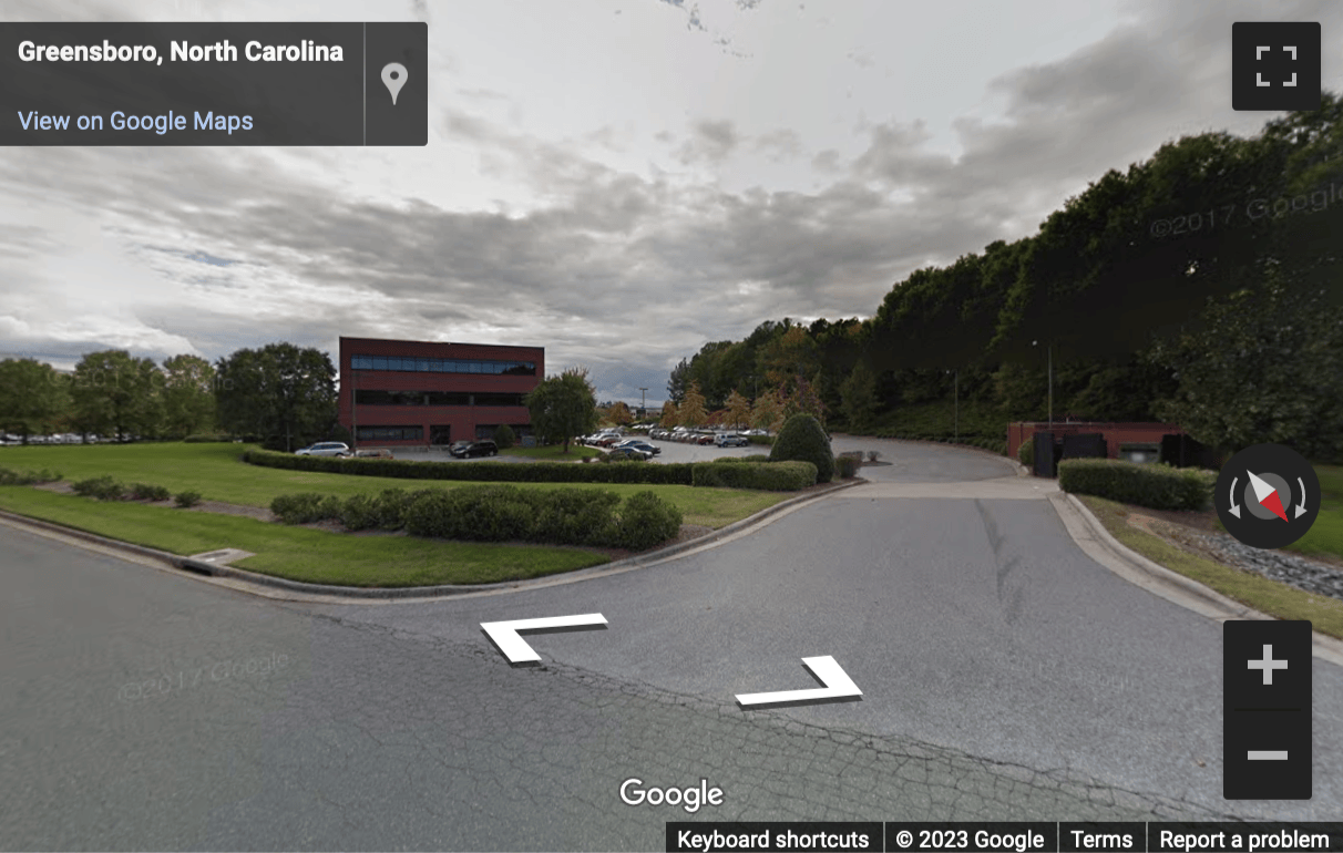 Street View image of 717 Green Valley Road, Suite 200, Greensboro, North Carolina, USA