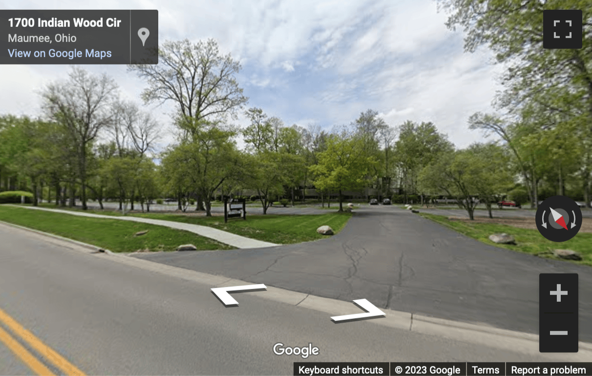 Street View image of 1715 Indian Wood Circle, Suite 200, Maumee, Ohio, USA