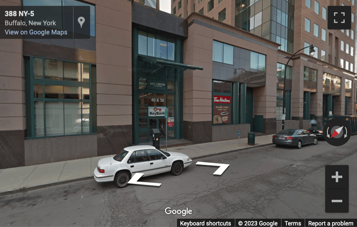 Street View image of 50 Fountain Plaza, Suite 1400, Buffalo, New York State, USA