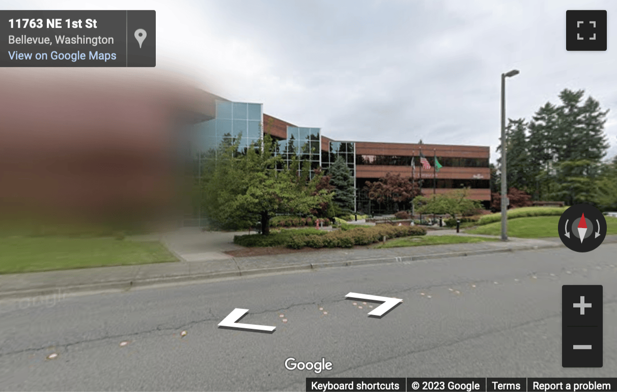 Street View image of 11900 N. E. 1st Street, Suite 300, Building G, Bellevue, Washington, USA