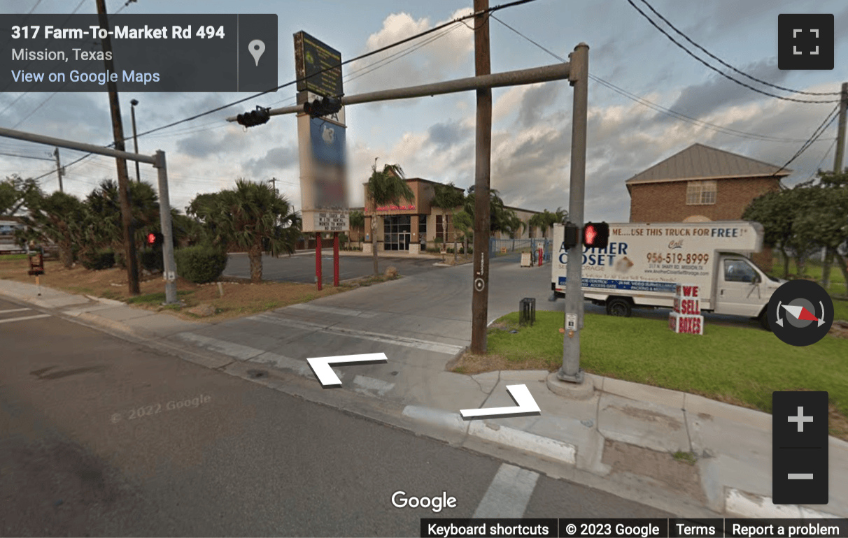 Street View image of 315 N. Shary Road, Mission, Texas, USA