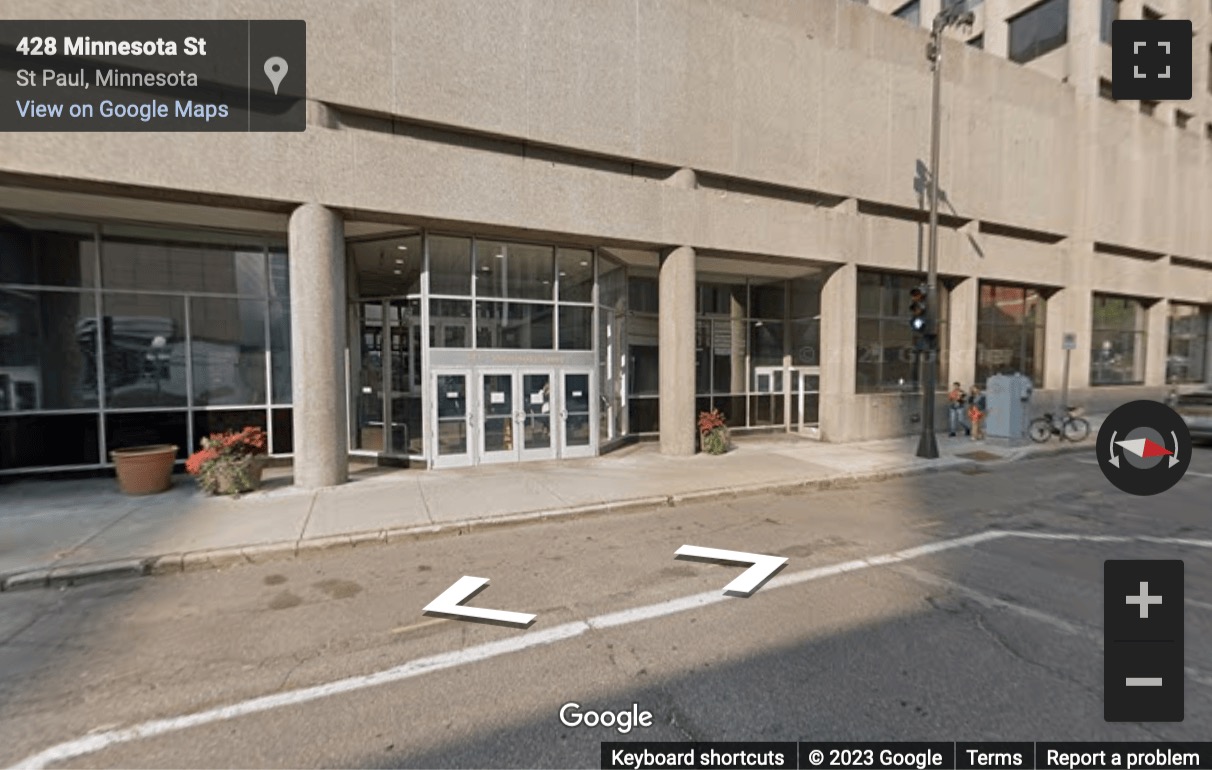 Street View image of 445 Minnesota Street, Suite 1500, Minnesota, USA