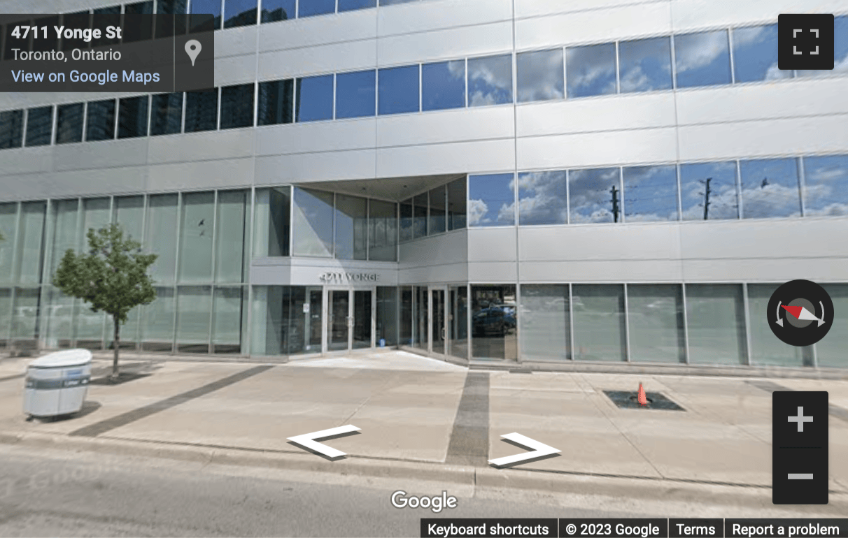 Street View image of 4711 Yonge Street, Suite 1000, Toronto, Ontario, Canada