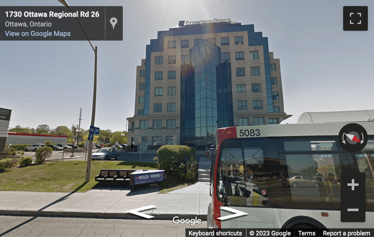 Street View image of 1730 St. Laurent Boulevard, Suite 800, Ottawa, Ontario, Canada
