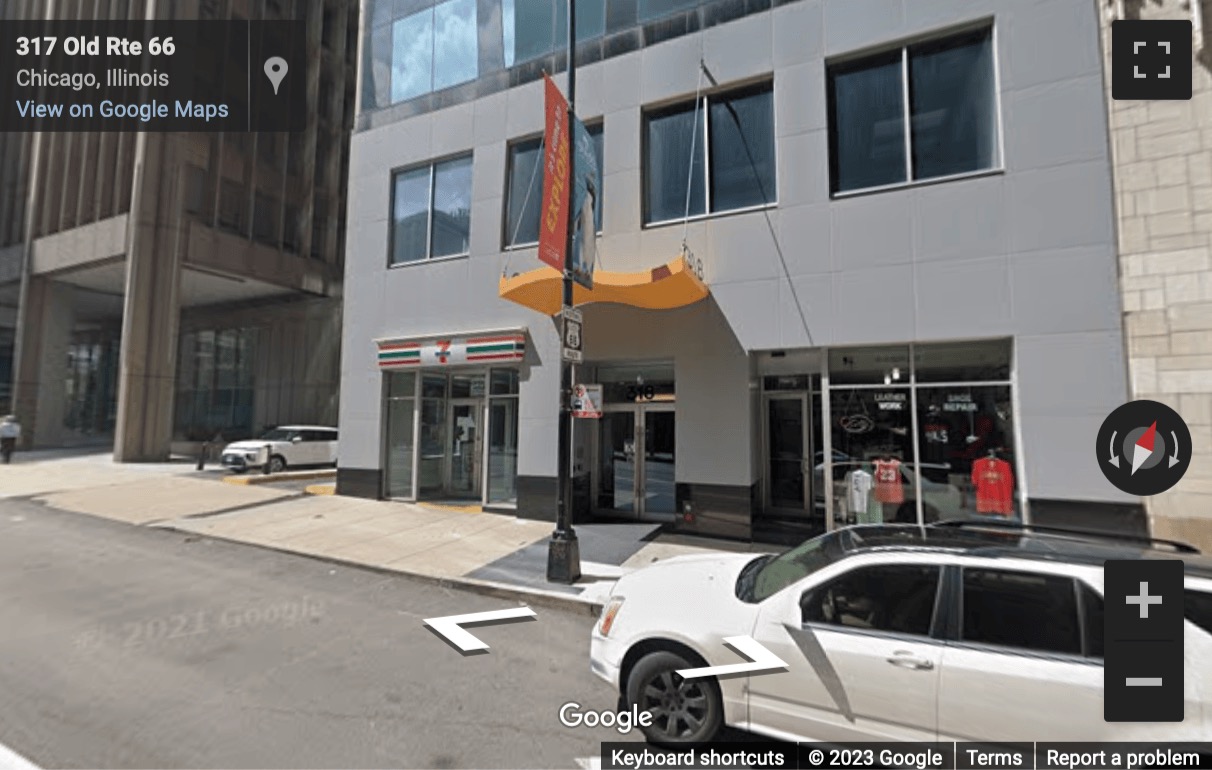 Street View image of 318 W Adams Street, Chicago, Illinois, USA