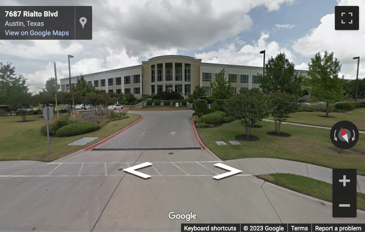 Street View image of 7500 Rialto Boulevard, Suite 250, Austin, Texas