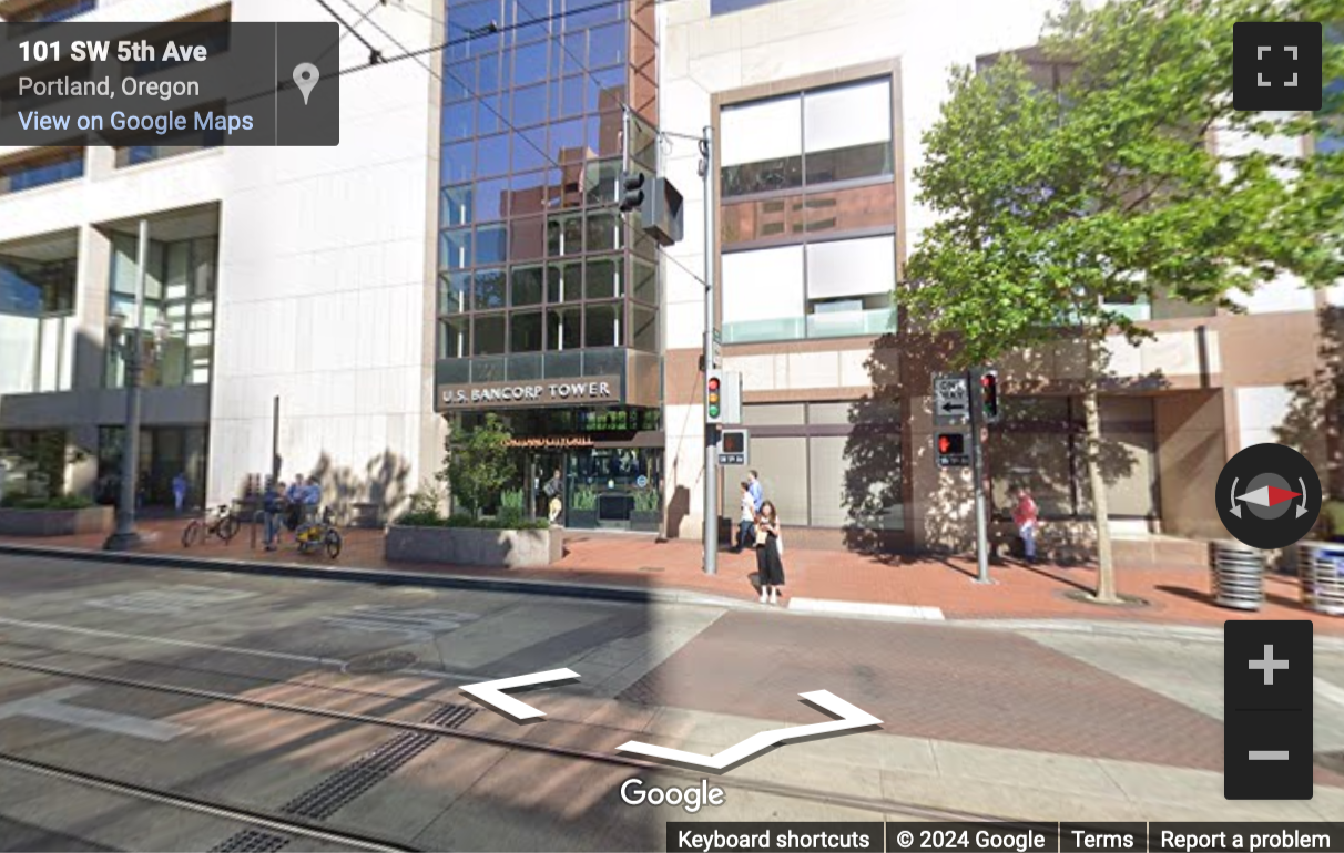 Street View image of 111 S. W. Fifth Avenue, Suite 3150, Portland, Oregon, USA