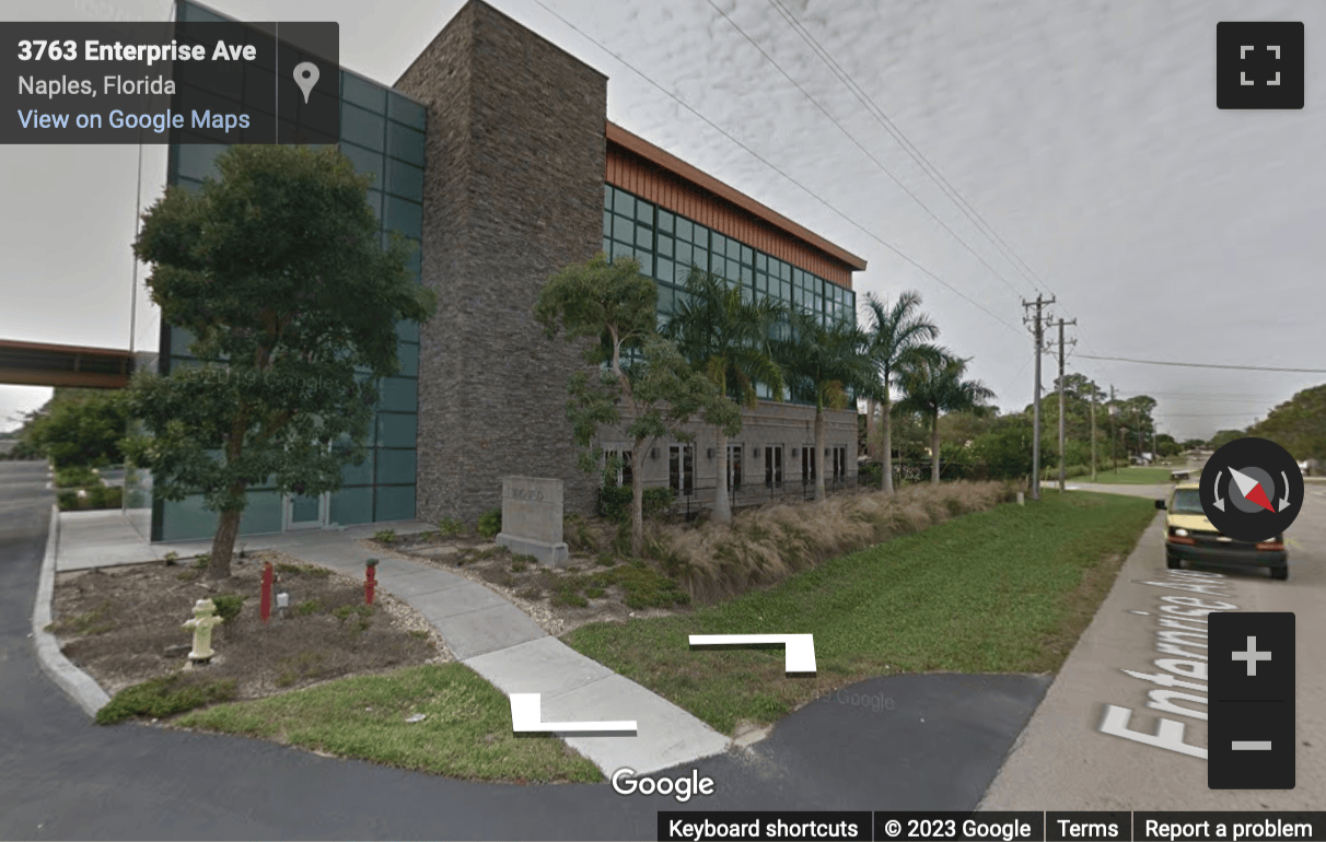 Street View image of 3606 Enterprise Avenue, Naples, Florida, USA
