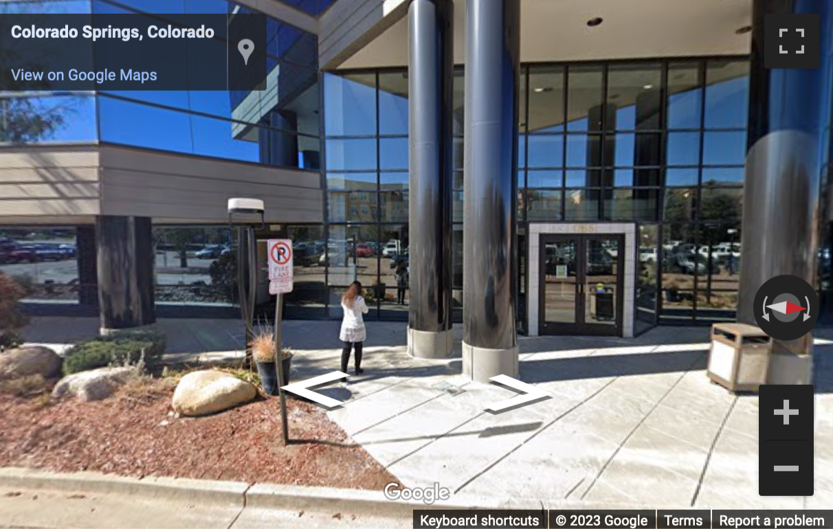 Street View image of 1755 Telstar Drive, Suite 300, Colorado Springs, Colorado, 80920