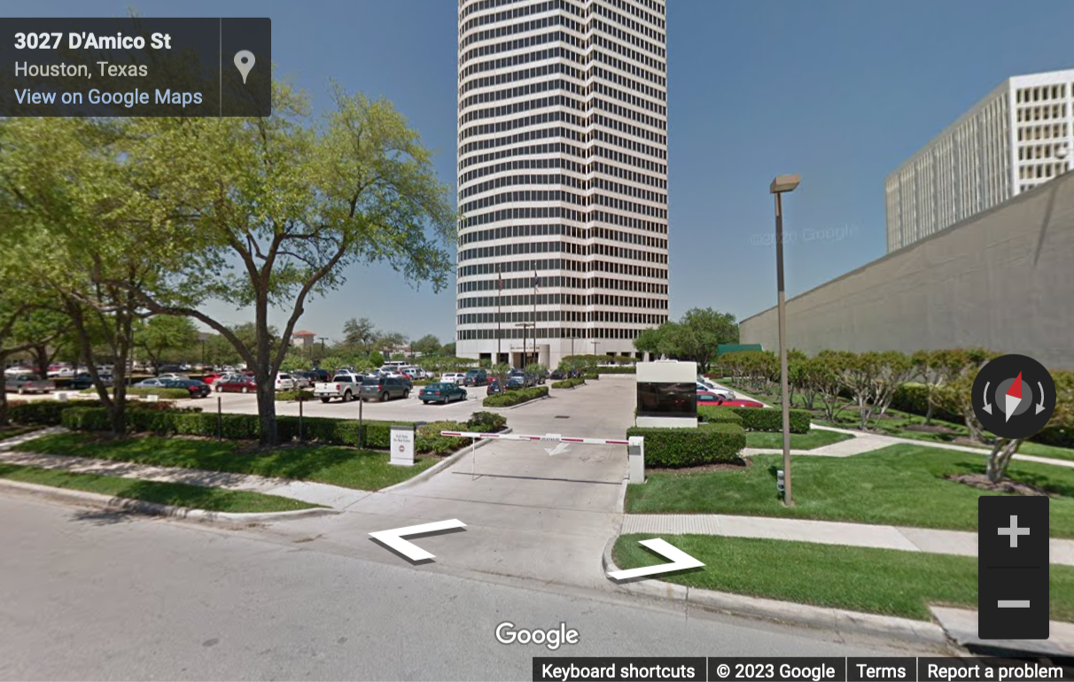 Street View image of 2929 Allen Parkway, Suite 200, Houston, Texas, USA