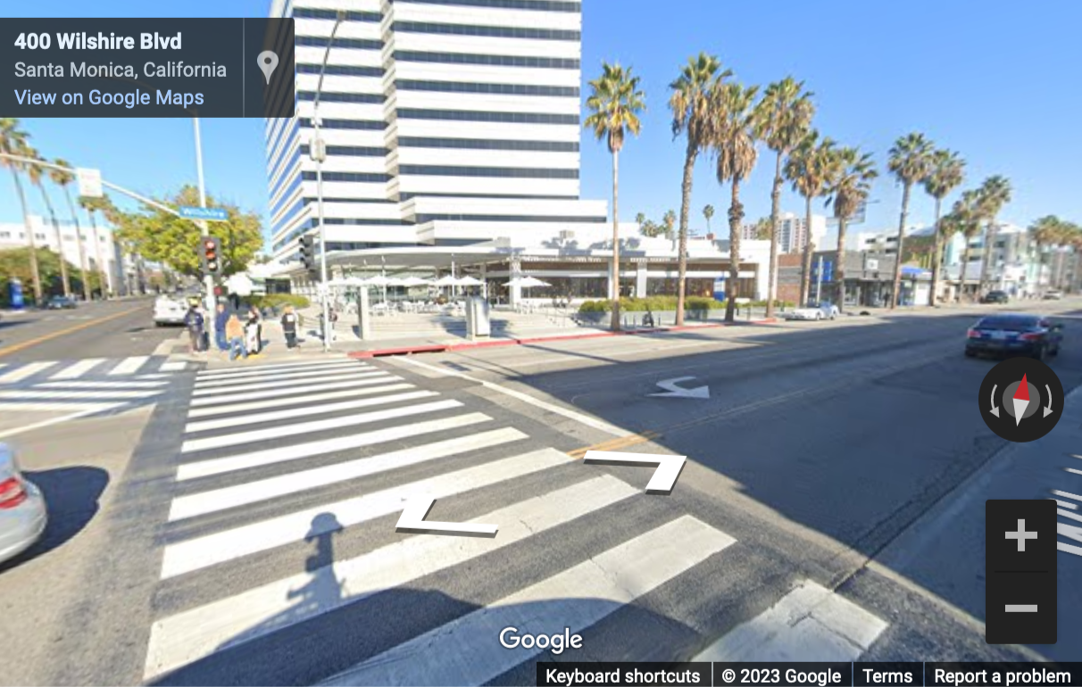 Street View image of (SM3) 401 Wilshire Boulevard, 12th Floor, Santa Monica, Los Angeles