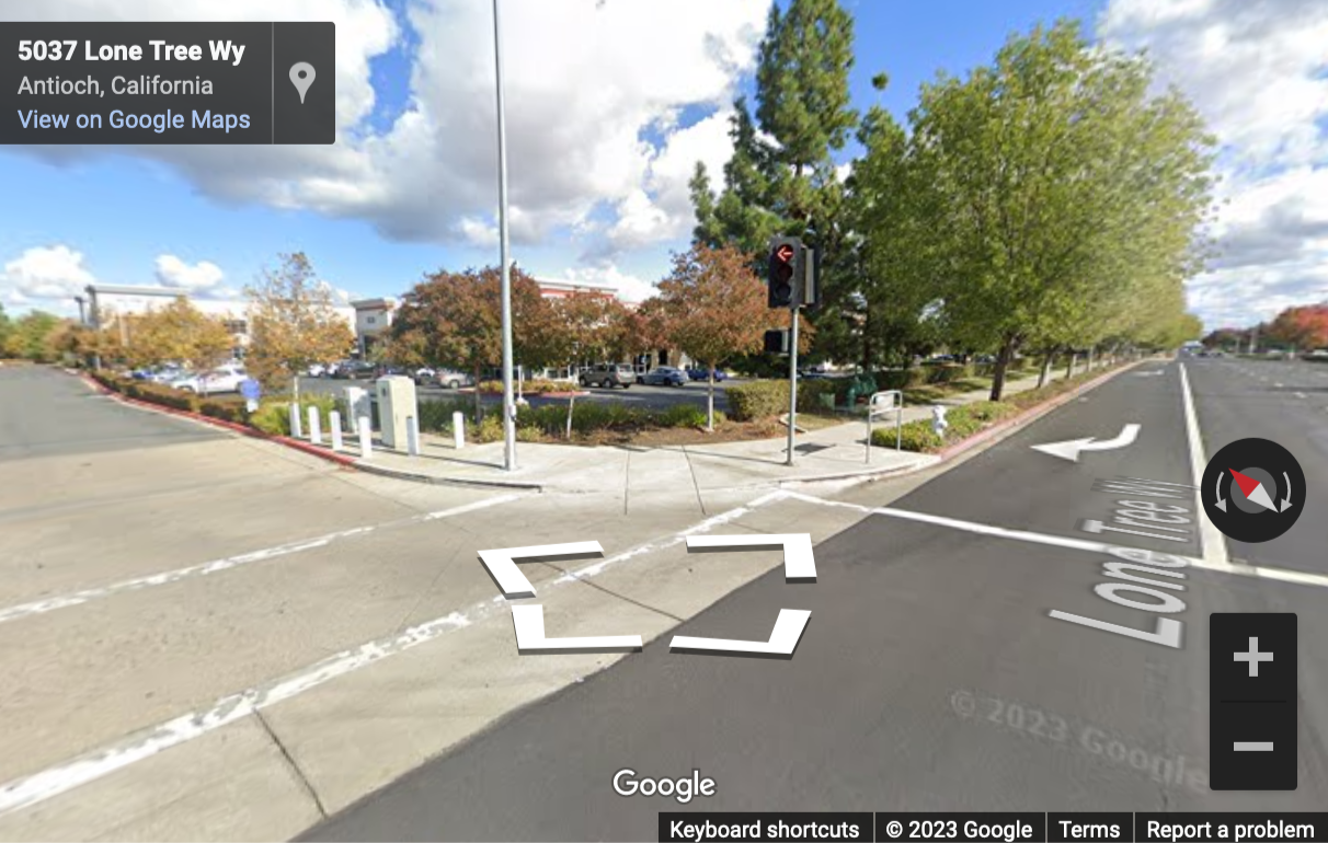 Street View image of 5179 Lone Tree Way, Antioch, California, USA