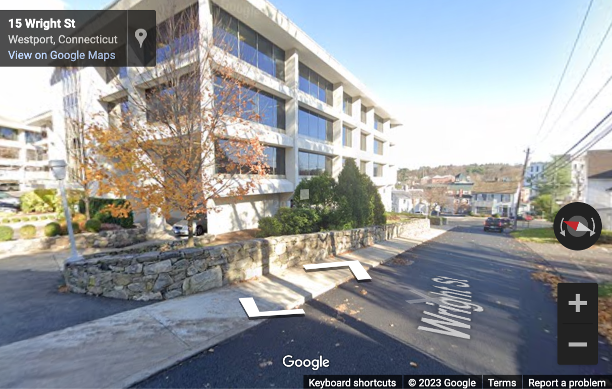 Street View image of 8 Wright Street, 1st FL, Westport, Connecticut, USA