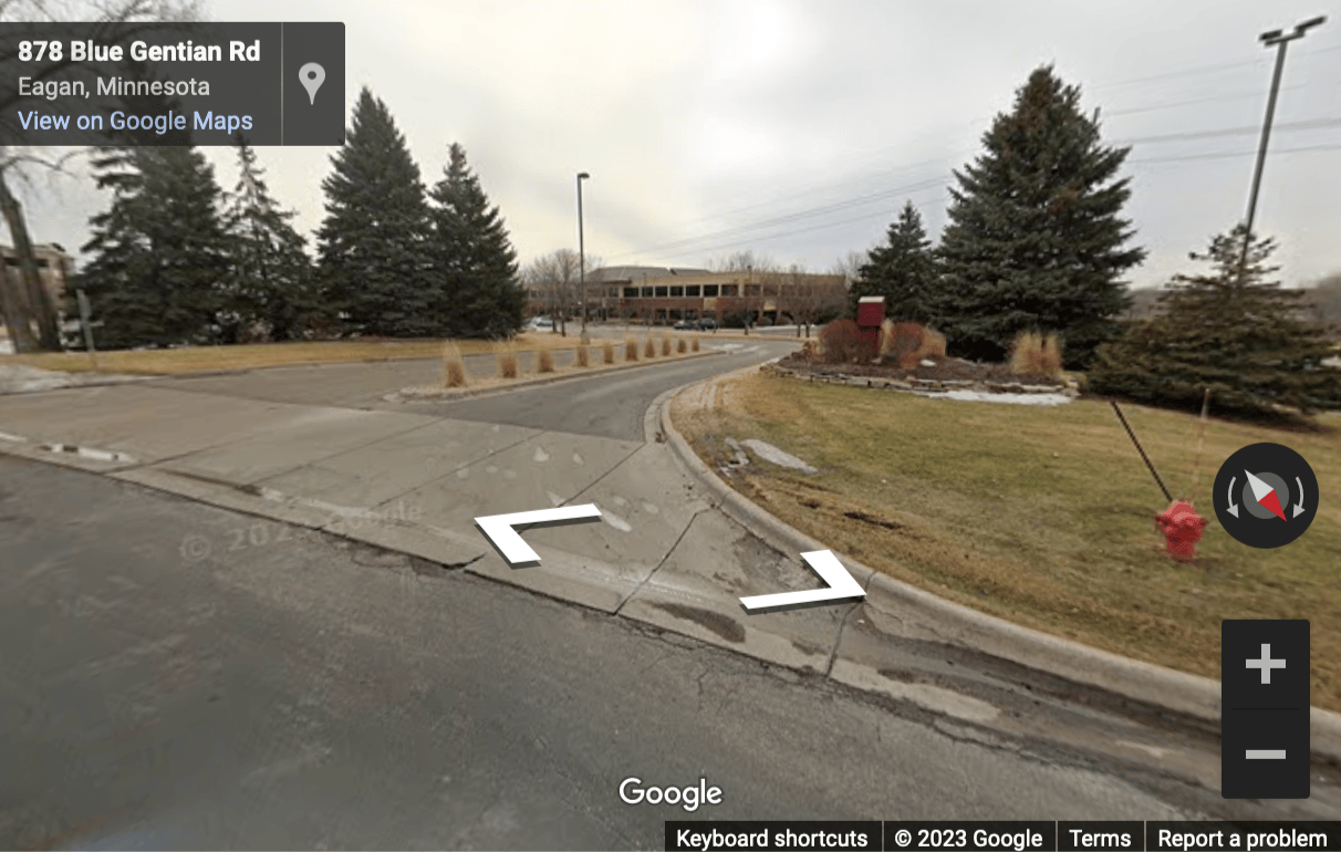 Street View image of 860 Blue Gentian Road, Suite 200, Eagan, Bloomington, Minnesota, USA