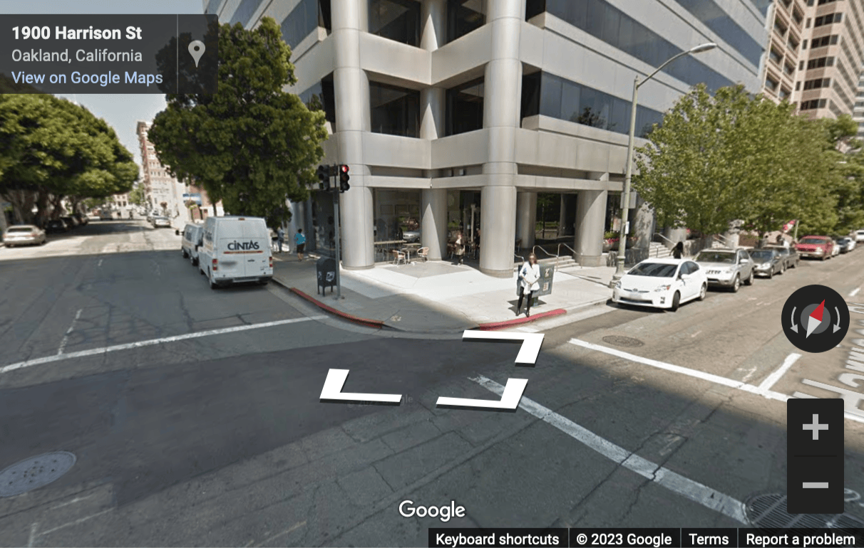 Street View image of 1901 Harrison Street, Suite 1100, Oakland, California, USA