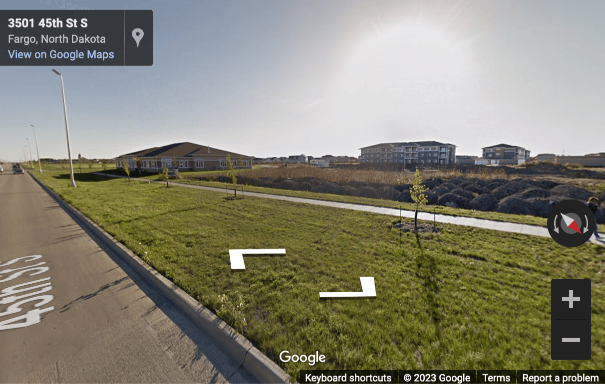 Street View image of 3523 45th Street South, Suite 100, Fargo, North Dakota, USA