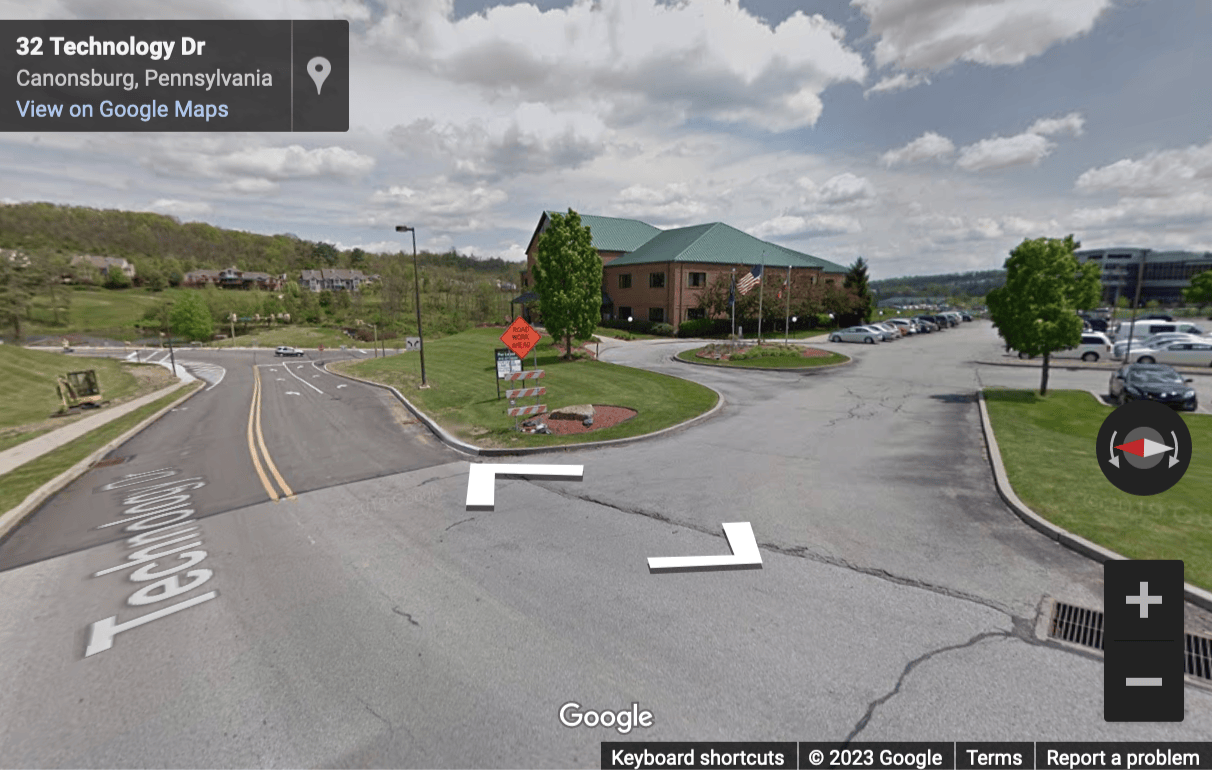 Street View image of 2400 Zenith Ridge Drive, Suite 102, Southpointe, Pittsburgh, Pennsylvania, USA