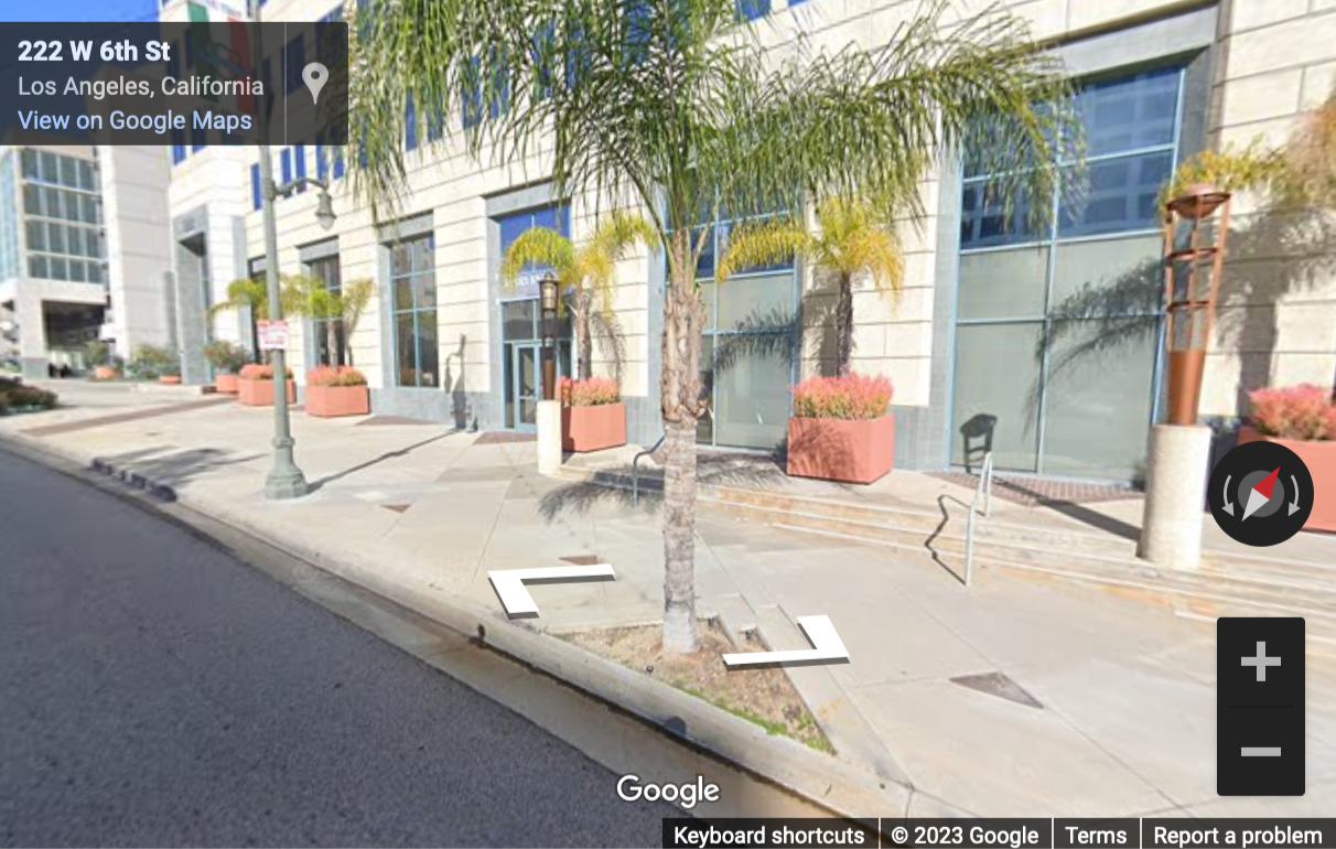 Street View image of 222 West 6th Street, Suite 400, San Pedro, Long Beach, California, USA