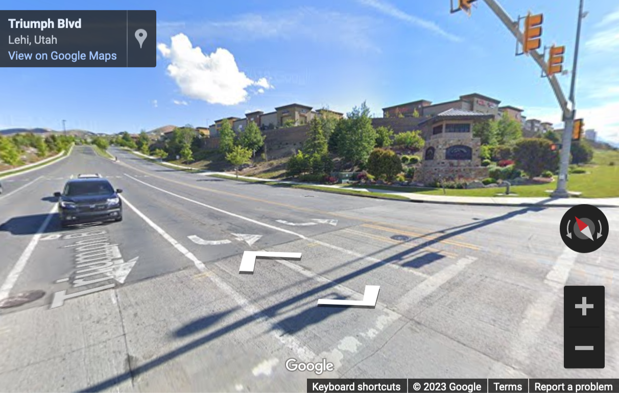 Street View image of 3450 North Triumph Boulevard, Suite 102, Lehi, Utah, USA