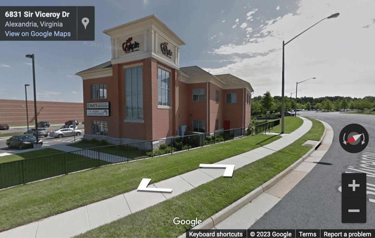 Street View image of 5680 King Centre Dr. Suite 600, Alexandria, Virginia, Kingstowne, USA