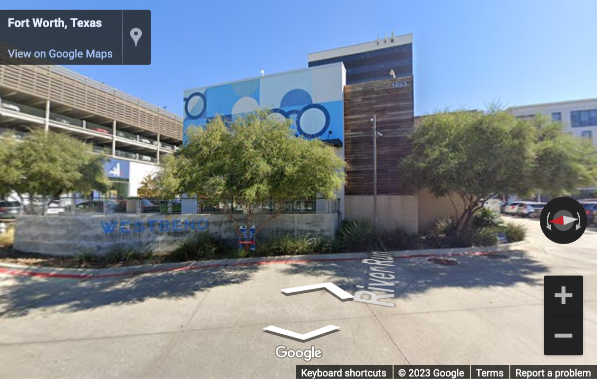 Street View image of 1701 River Run, 2nd Floor, Fort Worth, TX, Texas, USA