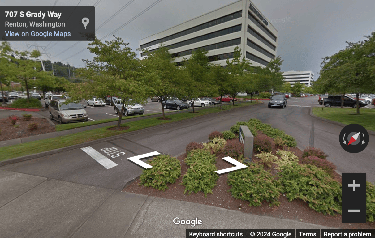 Street View image of Triton Towers Three, 707 S. Grady Way, Suite 600, Renton, Washington, USA
