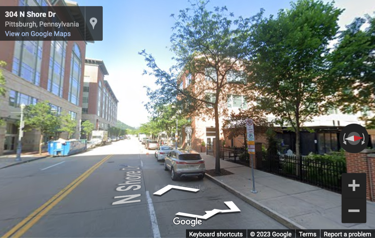 Street View image of North Shore Place II, 322 North Shore Drive, Building 1B, Suite 200, Pittsburgh