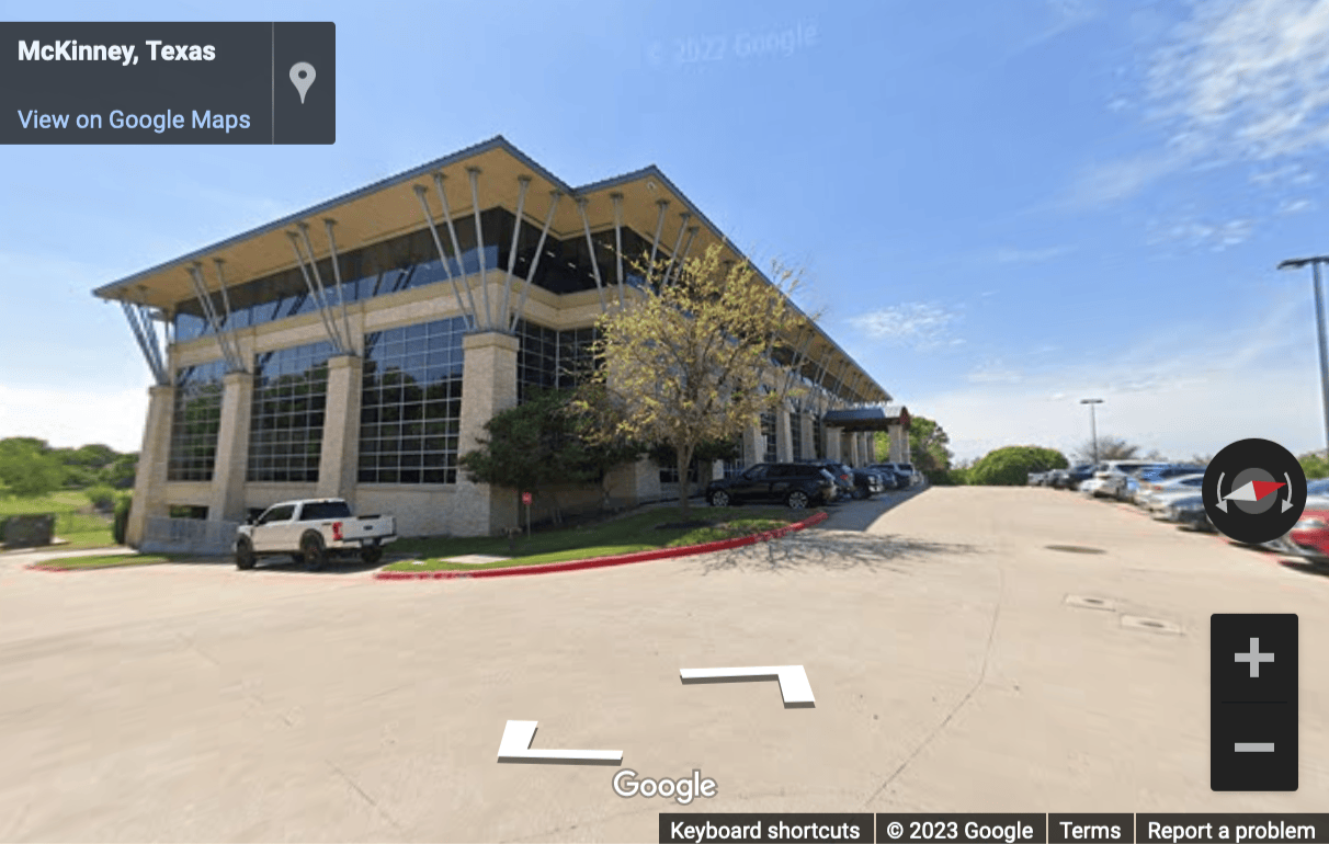 Street View image of The Summit, 2150 S. Central Expressway, Suite 200, McKinney, Texarkana, Texas, USA