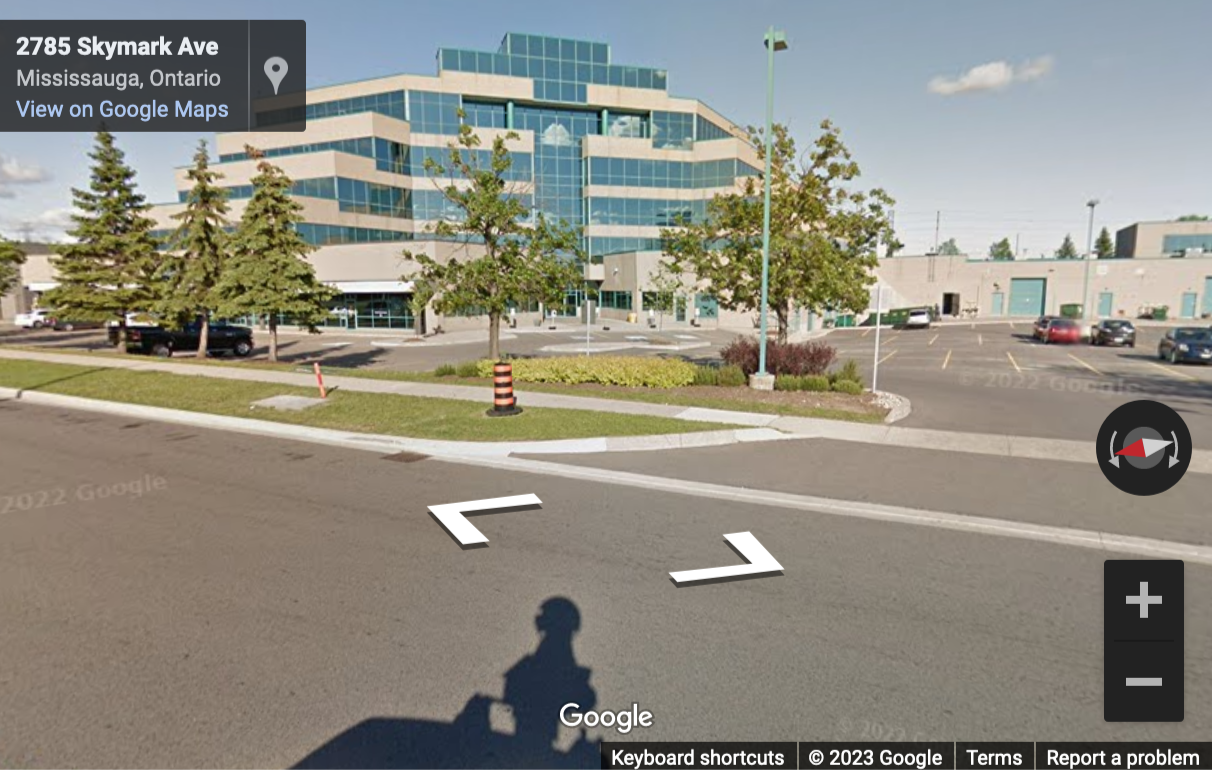 Street View image of 2800 Skymark Avenue, Suite 203, Mississauga, Ontario, Canada
