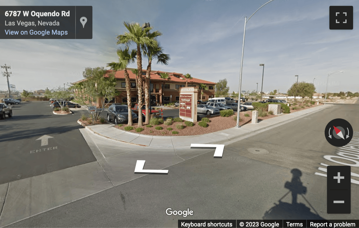 Street View image of South Rainbow Business Park, 5940 South Rainbow Boulevard, Las Vegas, Nevada, USA