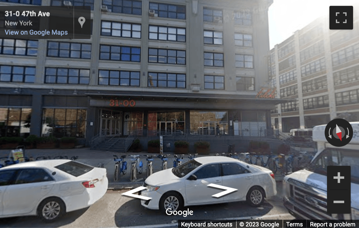 Street View image of 31 00 47th Avenue, Suite 3100B, Long Island City, New York, New York City Area, USA