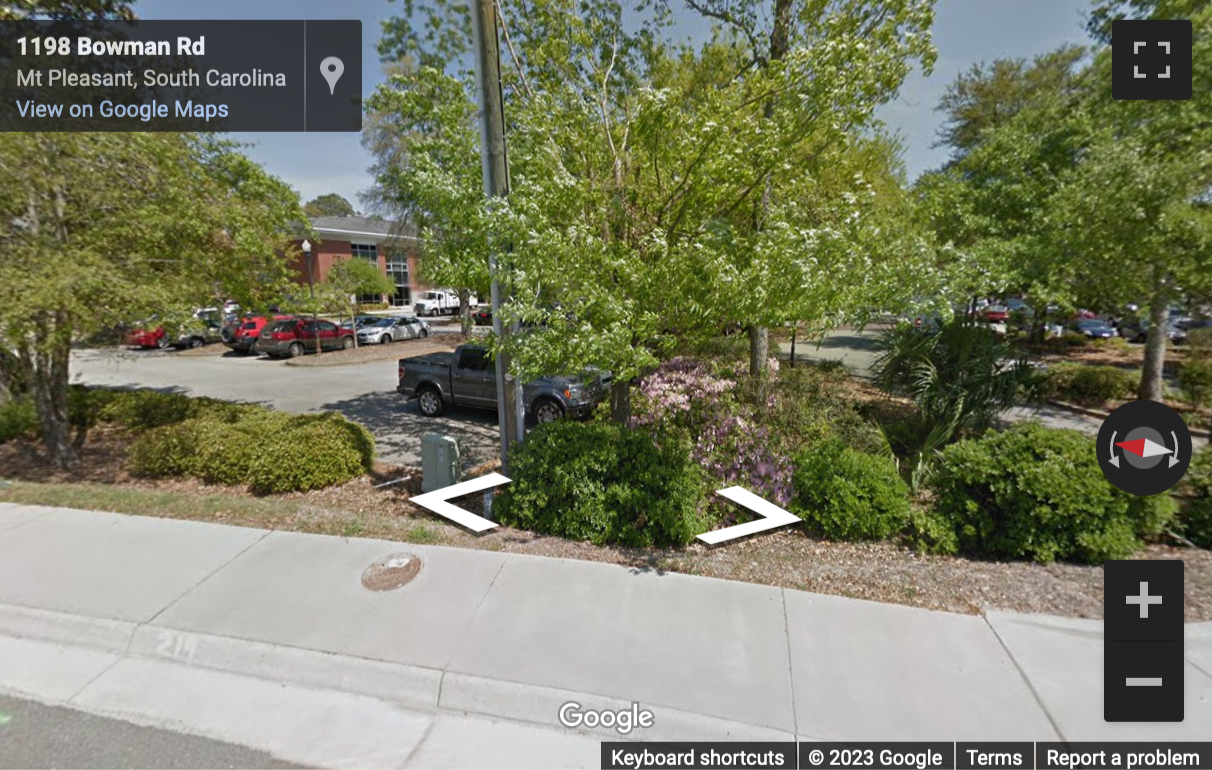 Street View image of 1156 Bowman Road, Suite 200, Mount Pleasant, South Carolina, USA