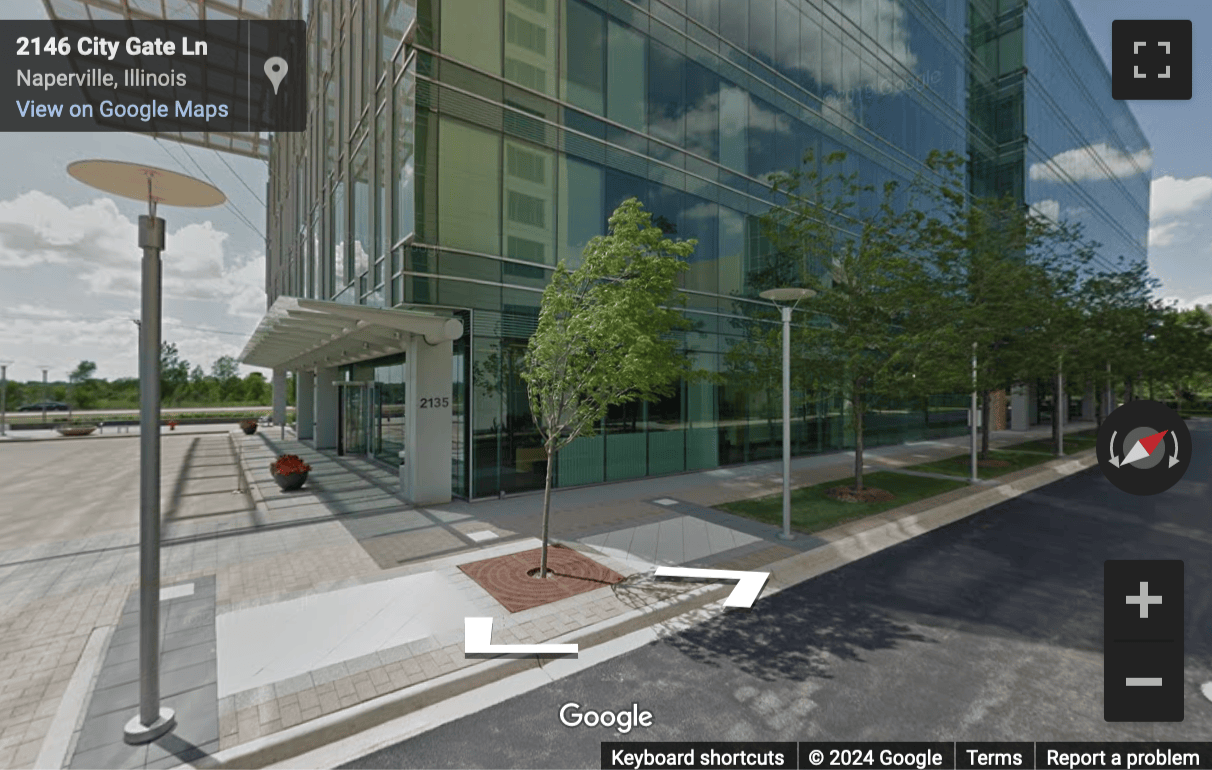 Street View image of 2135 CityGate Lane, Suite 300, Naperville, Illinois, USA