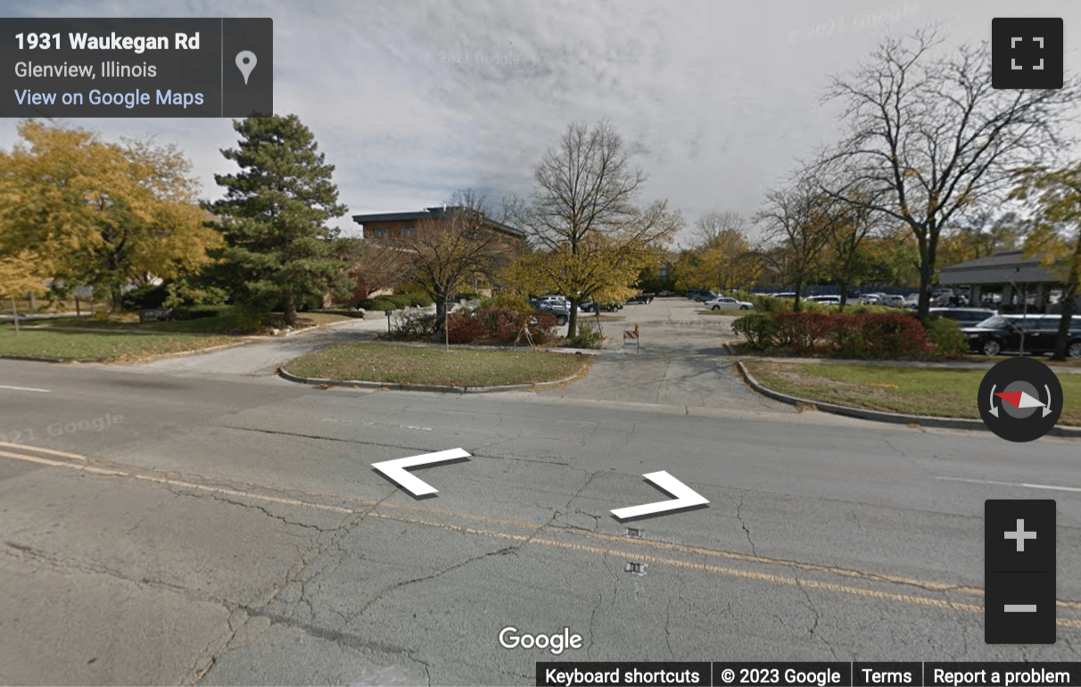 Street View image of 1939 Waukegan Road, Suite 300, Glenview, IL, Illinois, USA