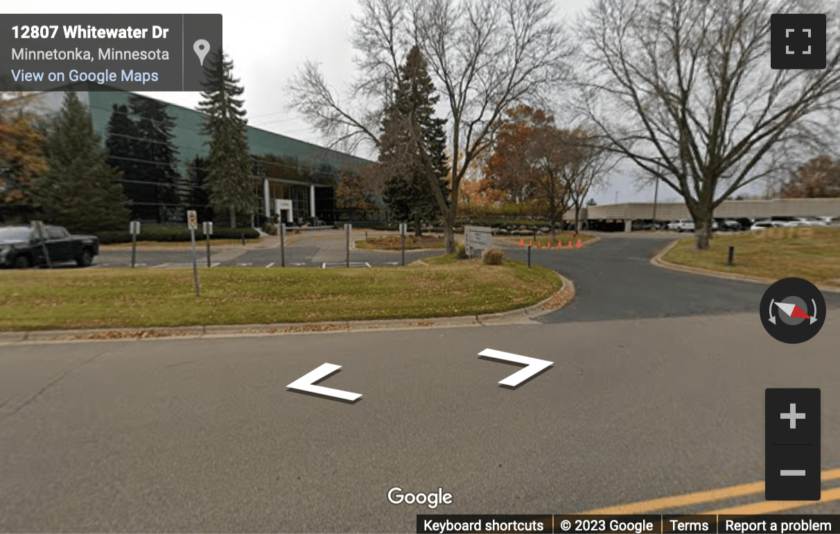 Street View image of 12800 Whitewater Drive, Suite 100, Minnetonka, Minnesota, USA
