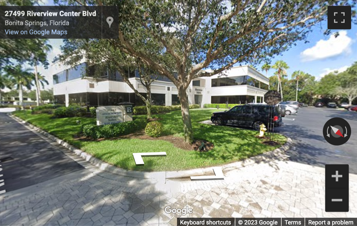 Street View image of 27499 Riverview Center Boulevard, Bonita Springs, Florida, USA