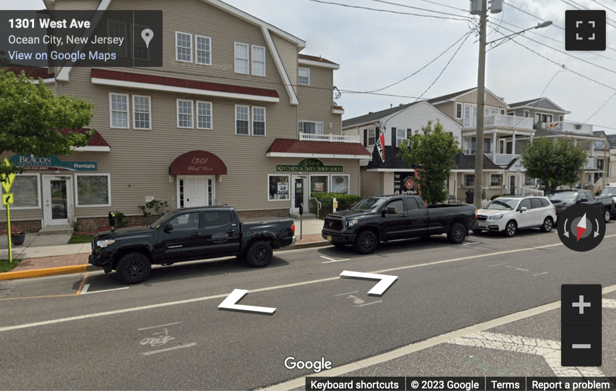 Street View image of 1301 WEST AVE UNIT A, Ocean City, New Jersey, USA