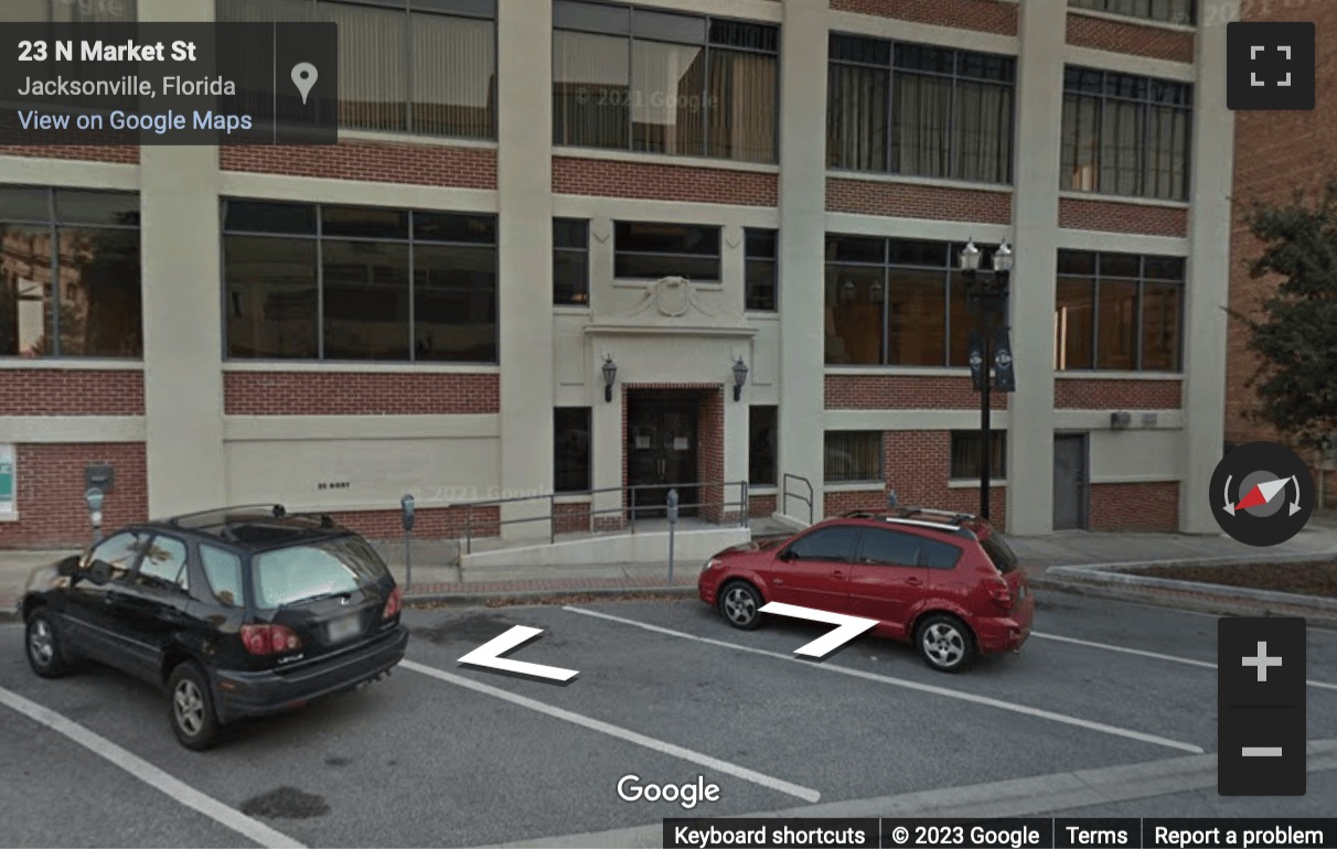 Street View image of 25 N. Market St. , Susan Potter, Jacksonville, Florida, USA