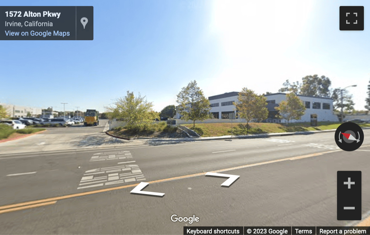 Street View image of 1621 Alton Parkway, Irvine, California, USA